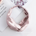 19 mm Twist Hair Tie Band Head Wrap Custom 100% Pure Silk Headband for women 2021